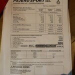 Mitsubishi Pajero Sport GL 16