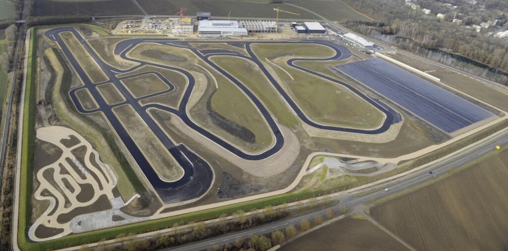 The new Audi driving experience center in Neuburg an der Donau: At the grounds here, ambitious drivers can dynamically experience the Audi brand during driver and safety training courses both on-road and off-road. Courses will be offered to interested customers for the first time near AUDI AG headquarters.